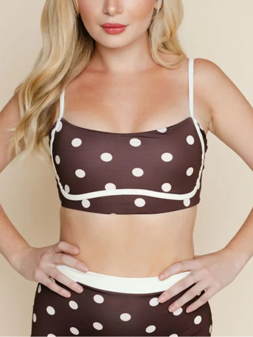 Kitty and Vibe Bandeau With Piping Top M